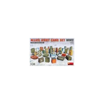 Plastikový model 1/35 Allies Jerry Cans Set WWII (30 pcs.)
