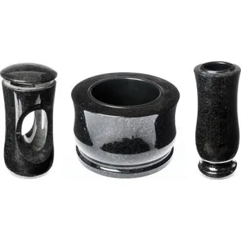 Smuteční dekorace Komplet Nero - velká mísa