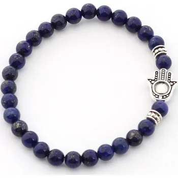 Souprava šperků Náramek Hamsa lapis