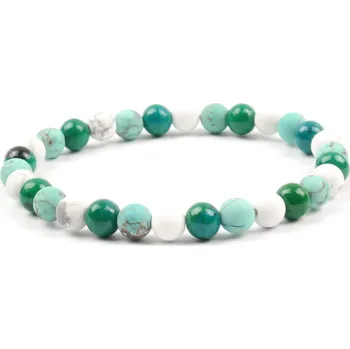 Náramek Moni dámský náramek howlit chryzokol tyrkys