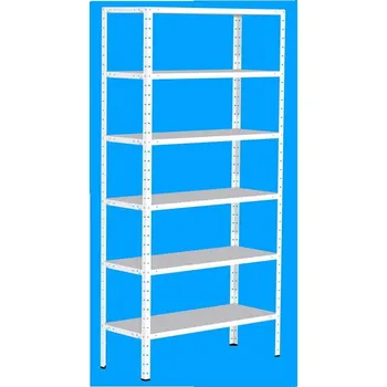 N746K5 Regál policový základní v=2000, š=1000 mm regály Hloubka Hloubka police 400mm