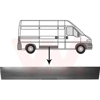 Auto zrcátko Dveře, karoserie VAN WEZEL 1747174