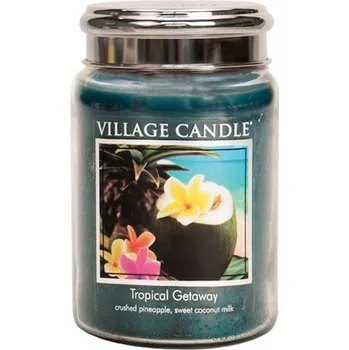 Svíčka Village Candle Vonná svíčka ve skle 737 g, Víkend v tropech