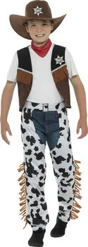 Karnevalový kostým Smiffys Dětský westernový kostým Kovboj M
