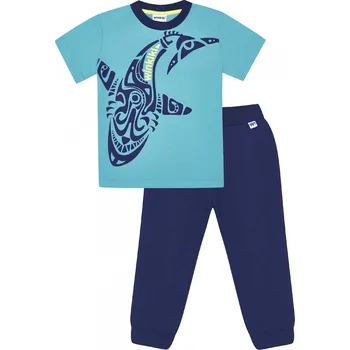 Chlapecké pyžamo Chlapecké pyžamo - Winkiki WKB 91168, tyrkysová/ tmavě modrá Barva: Tyrkysová, Velikost: 98