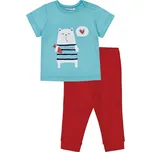 Chlapecké pyžamo - Winkiki WN 91315, tyrkysová/ bordo Barva: Tyrkysová, Velikost: 80