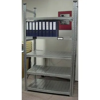 Dílenský regál Kovové policové regály SUPER 1840x1050 Hloubka Hloubka police 400mm