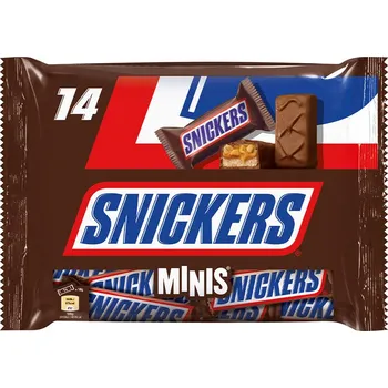 SNICKERS ČOKOLÁDOVÉ MINI TYČINKY NĚMECKO!