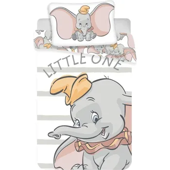 Povlečení Jerry Fabrics Dumbo baby 100 x 135, 40 x 60 cm zipový uzávěr