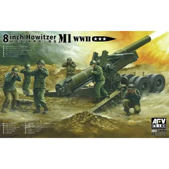 Plastikový model AFV Club 1/35 8 Inch Howitzer M1