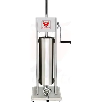 Vertikální plnička klobás (narážečka) Beeketal BT07 na 7L + 5 nerezových nástavců