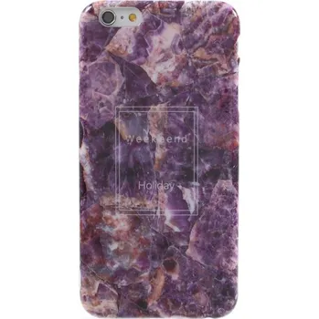 Ochranný kryt z měkkého plastu pro Apple iPhone 6S / 6 - fialový achát