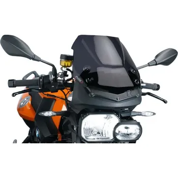 Plexi Puig BMW F 800 R (09-14) Naked Tmavě kouřové