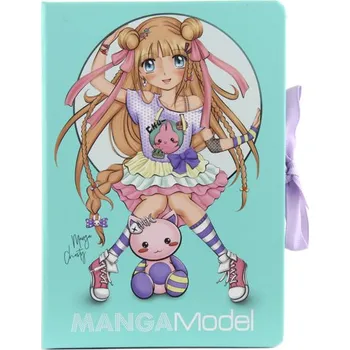 Zápisník Top Model Manga Model Manga Christy tyrkysový
