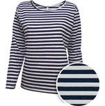 Triko dámské dlouhý rukáv Alex Fox Marine - modré-bílé, M