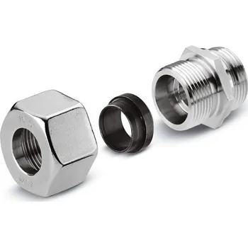 Příslušenství pro vysokotlaký čistič Spojovací kus trubka/uzavírací pro vysokotlaké čističe kohout Kärcher - ušlechtilá ocel, ermeto (2.638-183.0) pro HD 13/12-4 ST, HD 7/16-4 ST, HD 9/18-4 ST, HDS 12/14 -4ST GAS a další