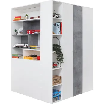 Šatní skříň Sigma - šatní skříň SI 1 L/P - bílá