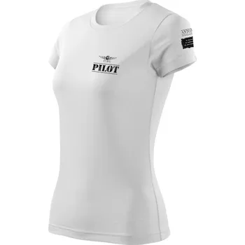 Dámské tričko Triko dámské Antonio letecké PILOT - bílé, XL
