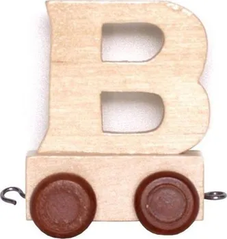 Dřevěná hračka Bino Dřevěný vagónek B