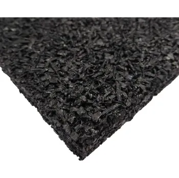 Rohožka Antivibrační elastická tlumící rohož (deska) ze směsi granulátu a drásaniny FS700 - délka 200 cm, šířka 100 cm a výška 2 cm