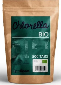 Přírodní produkt GymBeam Bio Chlorella 500 mg 500 tbl.