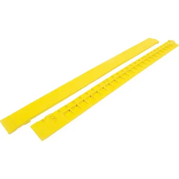 Rohožka Žlutá gumová náběhová hrana samice pro rohože Fatigue - 100 x 7,5 cm"""""""