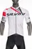 cyklistický dres Silvini Team MD1400 M bílý/červený dres s krátkým rukávem