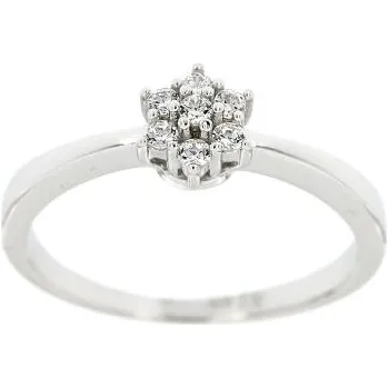 Prsten Zlatnictví U Kostela Dámský stříbrný prsten kytička MDD011634 56 1352-17434273