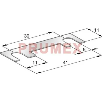 pojistka Pojistka plech.100A 41mm