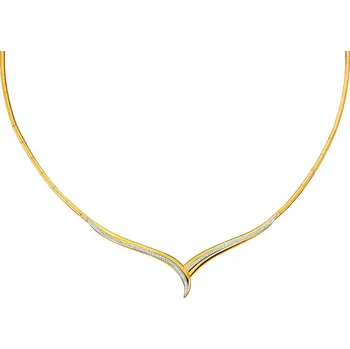 Náhrdelník Náhrdelník ze žlůtého zlata s diamanty - 0,30 ct - ryzost 585 - 103.208