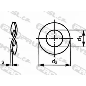 Matice Podložka pružná zvlněná DIN 137B M18 / 19,0 nerez A2