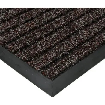 Rohožka Hnědá textilní zátěžová čistící rohož Shakira - 70 x 100 x 1,6 cm