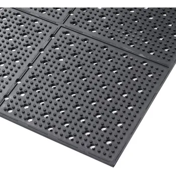 Rohožka Černá gumová protiskluzová oboustranná rohož Multi Mat II - délka 91 cm, šířka 122 cm a výška 0,95 cm