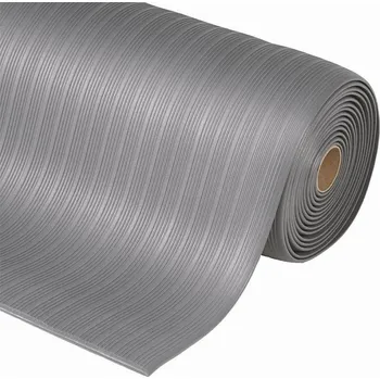 Šedá protiúnavová průmyslová rohož Airug - 91 x 60 x 0,94 cm