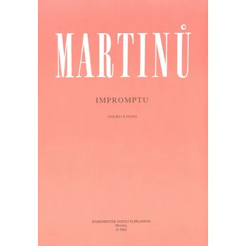 Martinů: IMPROMPTU - tři skladby pro housle a klavír