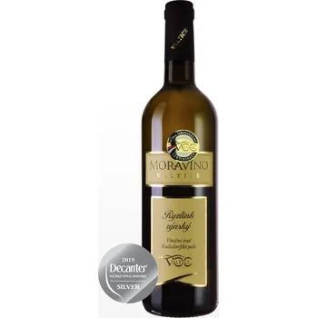 Víno Víno Moravíno Ryzlink rýnský 2017 VOC 0,75 l suché bílé