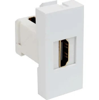 Elektrická zásuvka Kopos Quadro HDMI bílá