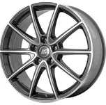 Brock RC32 šedá-leštěné čelo 7x18 5x112…