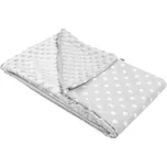 New Baby Deka z minky 80 x 102 cm šedá