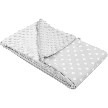 Dětská deka New Baby Deka z minky 80 x 102 cm šedá