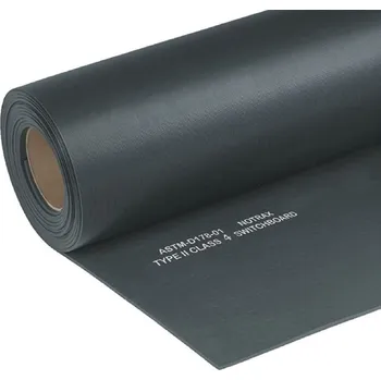 Rohožka Černá elektroizolační průmyslová rohož Switchboard, Class 4 - 914 x 91 x 1,27 cm