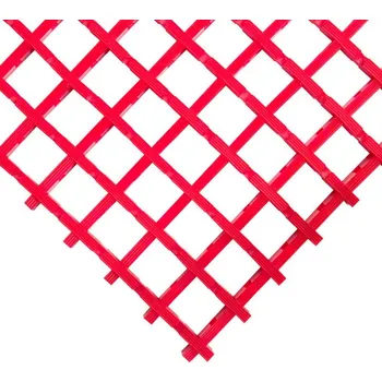 Rohožka Červená olejivzdorná průmyslová univerzální rohož - 5 m x 90 cm x 1,2 cm