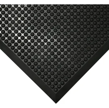 Rohožka Černá gumová protiúnavová průmyslová rohož - 120 x 90 x 1,5 cm