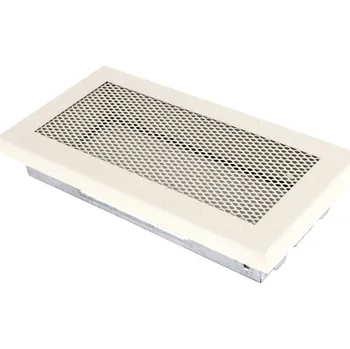 Krbová mřížka 10x20 cm, krémový brokát