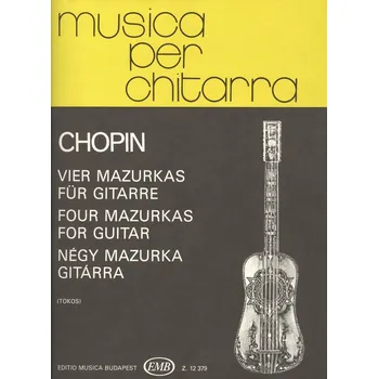 Musica per chitarra: Chopin - FOUR MAZURKAS / kytara