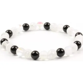 Náramek Moni dámský náramek onyx křišťál