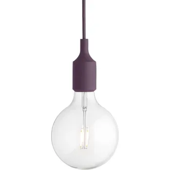 Muuto Závěsná LED lampa E27, burgundy