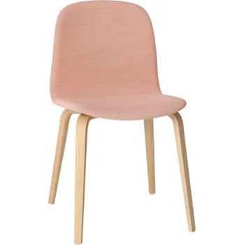 Jídelní židle Muuto Čalouněná židle Visu, wood, rose