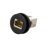 HARTING Zásuvka RJ45 22mm IP20 barva černá -25÷70C Ø22,3mm