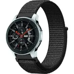 eses Nylonový řemínek na suchý zip - Černý, 22 mm